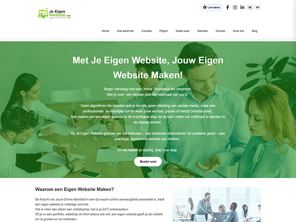 Je Eigen Website