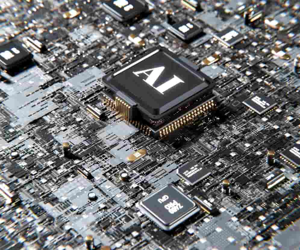 Expert Virgil Harbers achter laptop met AI-tools voor webshop optimalisatie