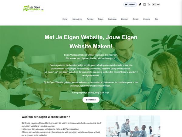 Je Eigen Website
