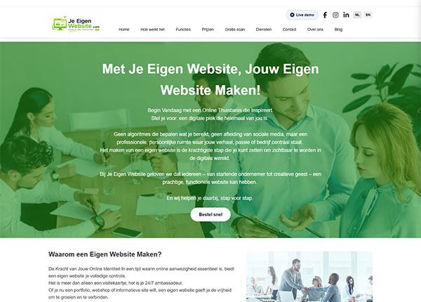 How Does JeEigenWebsite Work?
