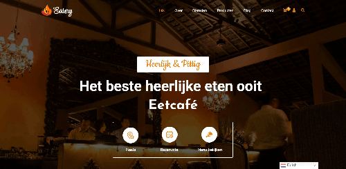 Online bestelpagina voor een grillroom met speciale aanbiedingen.