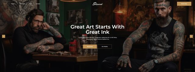 Ontwerpschets van een tribale tattoo op grafietpapier