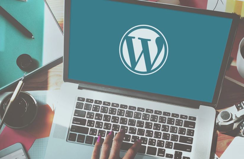 WordPress dashboard with an overview of management options and statistics