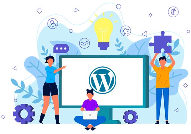 Overzicht van WordPress dashboard met beheeropties