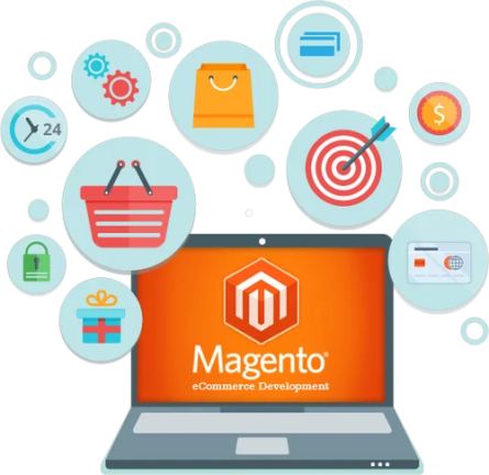 Infographic over de voordelen van open source e-commerce.