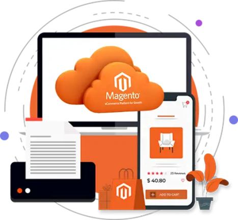 Afbeelding van een responsive webshop op desktop en mobiel.